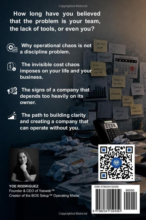 YOU’RE TRAPPED back cover by Yoe Rodríguez