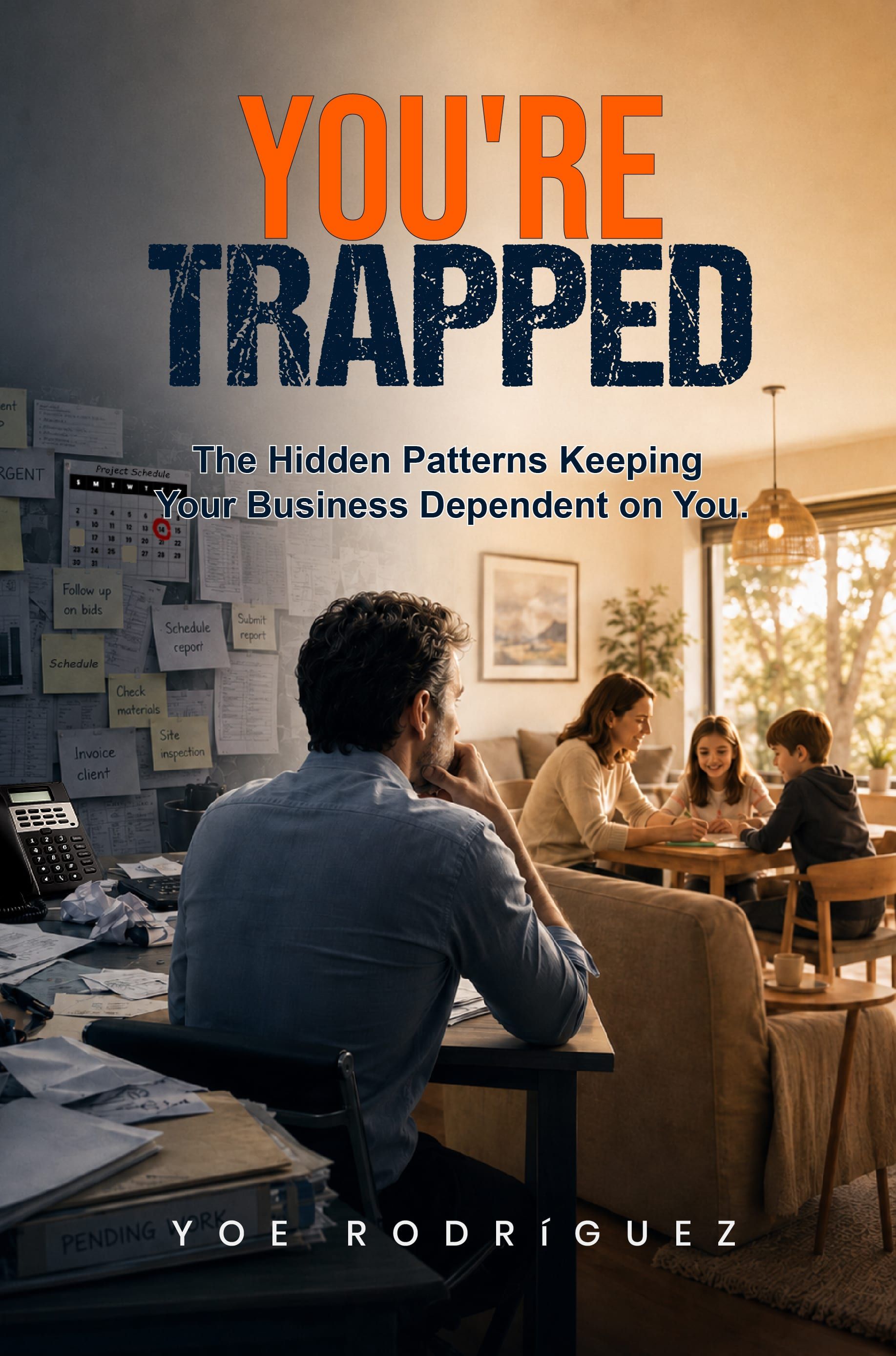 YOU’RE TRAPPED book cover by Yoe Rodríguez